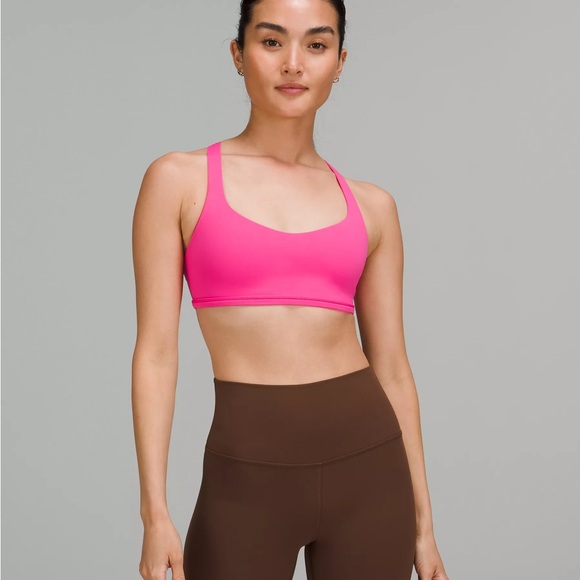 Lululemon Free to Be Sports Bra Pink - Picture 1 of 5